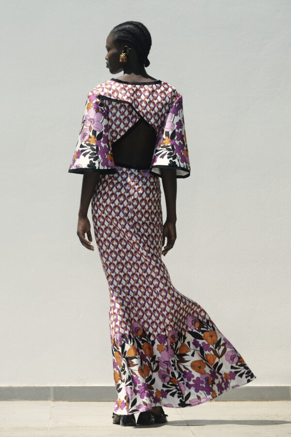 Cutout floral dress - Image 4